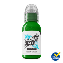 World Famous Limitless - Tattoo Ink - Kelly Green 30 ml