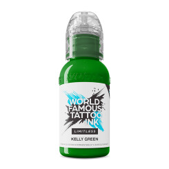 World Famous Limitless - Tatoeage Inkt - Kelly Green 30 ml