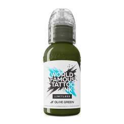 World Famous Limitless - Tattoo Farbe - JF Olive Green 30 ml