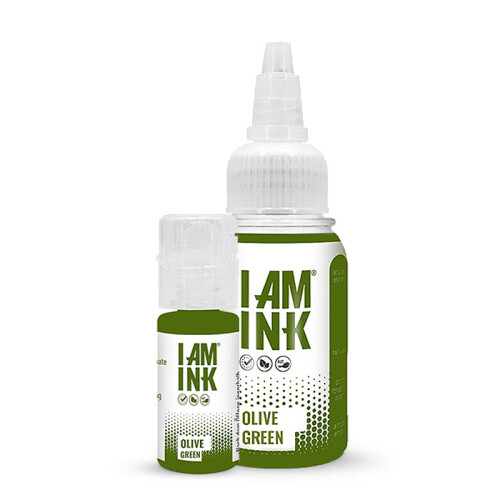 I AM INK - Tattoo Farbe - True Pigments - Olive Green