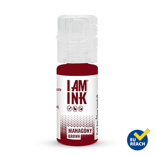 I AM INK - Tattoo Farbe - True Pigments - Mahagony Brown 10 ml