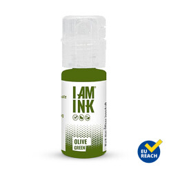 I AM INK - Tattoo Ink - True Pigments - Olive Green 10 ml