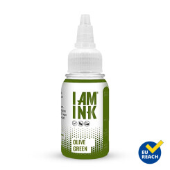 I AM INK - Tattoo Ink - True Pigments - Olive Green 30 ml