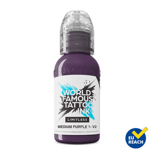 World Famous Limitless - Tatoeage Inkt - Medium Purple 1 v2 30 ml