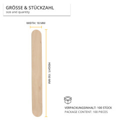 Holzmundspatel - Unsteril 1000 Stk./Pack