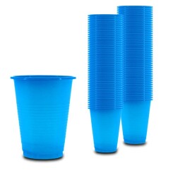 Mouth Rinsing Cup - Disposable Cup 180 ml 100 Pcs/Pack - Blue