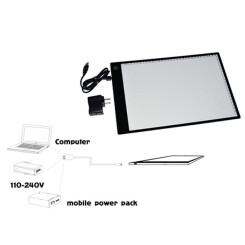 AVA - Tattoo Copy Board A4 - Drawing Board A4 Light Table - Touch Control