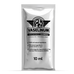 THE INKED ARMY - Vaselinum Calendula 10 ml Sachet - Tattoo Aftercare - mit Ringelblumen Extrakt - 100 Stück