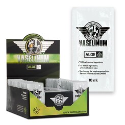 THE INKED ARMY - Vaselinum Aloe 10 ml Sachet - Tattoo Aftercare - with Aloe Vera extract - 100 Pieces