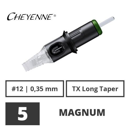 CHEYENNE - Capillary Cartridges - 5 Magnum TX - 0,35 LT - 20 Stk.