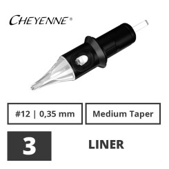 CHEYENNE - Safety Cartridges - 3 Liner - 0,35 MT - 20 pcs.