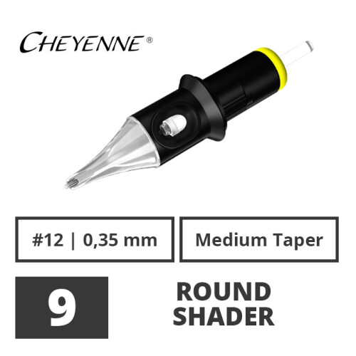 CHEYENNE - Safety Cartridges - 9 Round Shader - 0,35 MT - 20 St.