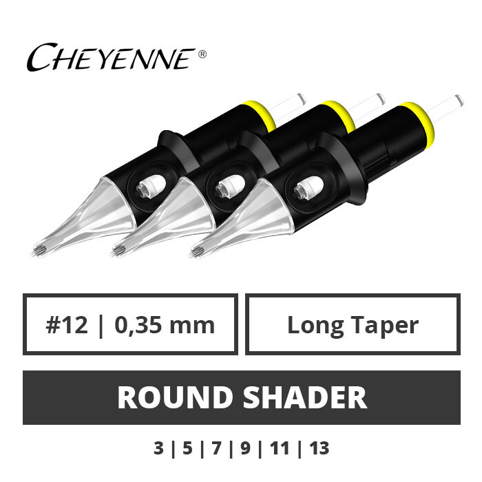 CHEYENNE - Safety Cartridges - Round Shader - 0,35 LT, 30,35