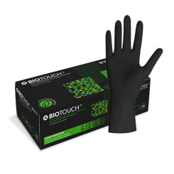 UNIGLOVES - Nitrile - Examination gloves - Bio Touch - Compostable and Biodegradable - Black L