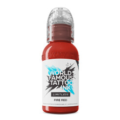 World Famous Limitless - Tattoo Ink -  Fire Red 30 ml