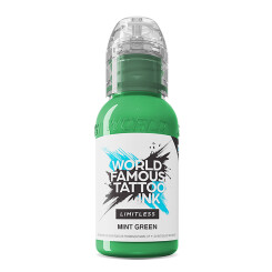 World Famous Limitless - Tattoo Ink -  Mint Green 30 ml