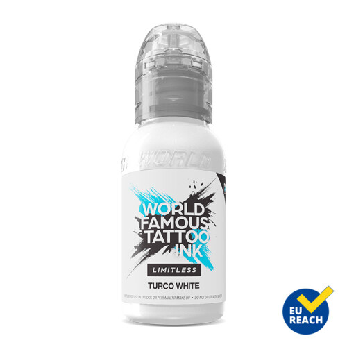 World Famous Limitless - Tatoeage Inkt -  Turco White 30 ml