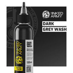 THE INKED ARMY - Tattoo Color - Dark Grey Wash