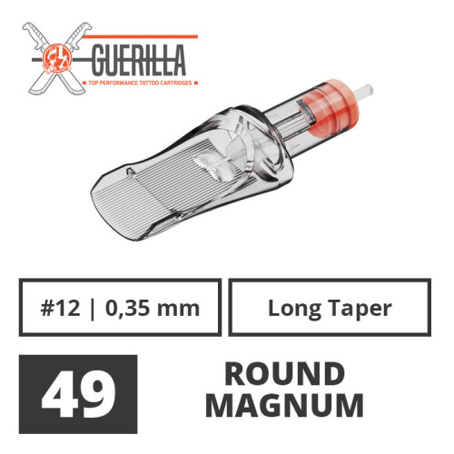 THE INKED ARMY - Guerilla Tattoo Cartridges - 49 Round Magnum 0,35 mm LT