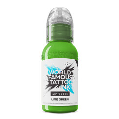 World Famous Limitless - Tattoo Ink - Lime Green 30 ml