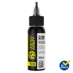 THE INKED ARMY - Tattoo Color - Flash Black - 30 ml