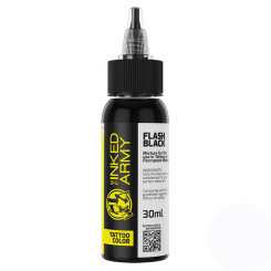 THE INKED ARMY - Tattoo Color - Flash Black - 30 ml