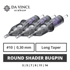 Da Vinci Cartridges - Round Shader Bugpin - 0,30 mm LT