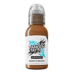 World Famous Limitless - Tatoeage Inkt - Marcos Brown 30 ml