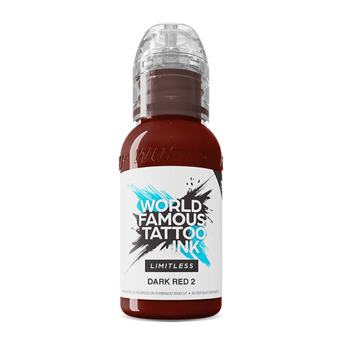 World Famous Limitless - Tattoo Ink - Dark Red 2 30 ml