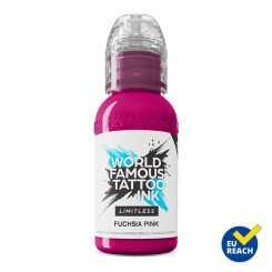 World Famous Limitless - Tatoeage Inkt - Fuchsia Pink 30 ml