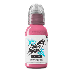 World Famous Limitless - Tatoeage Inkt - Martas Pink 30 ml