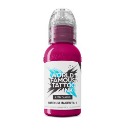 World Famous Limitless - Tatoeage Inkt - Medium Magenta 1...