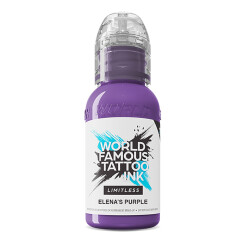 World Famous Limitless - Tattoo Ink - Elenas Purple 30 ml