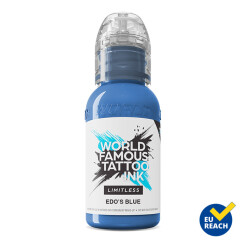 World Famous Limitless - Tatoeage Inkt - Edos Blue 30 ml