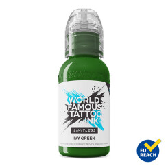 World Famous Limitless - Tattoo Ink - Ivy Green 30 ml