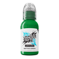 World Famous Limitless - Tattoo Ink - Mattias Green - 30 ml