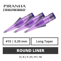 PIRANHA - Tattoo Nadelmodule - Revolution - Round Liner -...