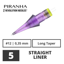 PIRANHA - Tattoo Needle Modules - Revolution - 5 Straight...