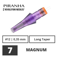 PIRANHA - Tattoo Needle Modules - Revolution - 7 Magnum -...