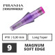 PIRANHA - Tattoo Needle Modules - Revolution - 9 Magnum Soft Edge - 0,30 LT - 20 pcs.