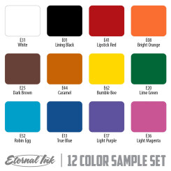ETERNAL INK - Kleuren voor kunstenaars - Sample Set - 12...