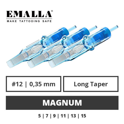 EMALLA - Tatoeage Naald Modules - Eliot - Magnum 0,35 mm...