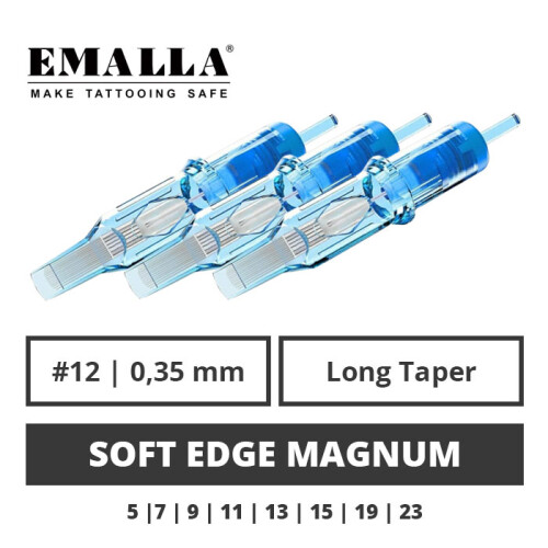 Kwadron Tattoo Cartridge System Soft Edge Magnum 0,30 Mm 11SEM, 13SEM
