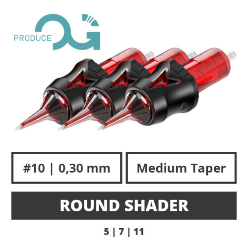 OG PRODUCE - Red Arrow - Tattoo Nadelmodule - Round...
