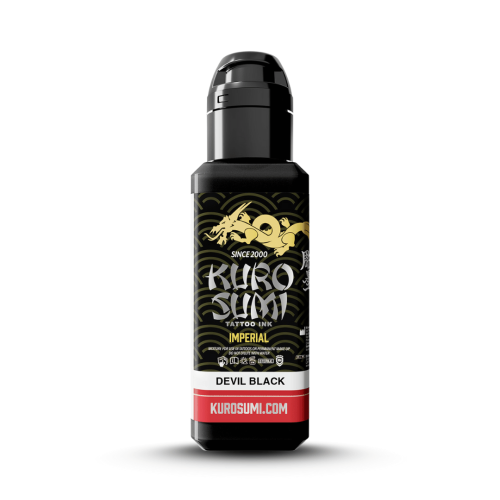 Kuro Sumi Imperial - Tattoo Farbe - Devil Black 44 ml