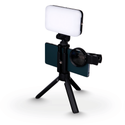 LED Selfie Light Set - Photo/ Video Lamp with Camera Lens