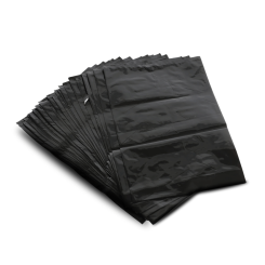 Plastic cover for water bottles - Black - 160 mm x 260 mm...