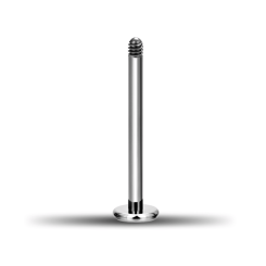 Labret - ohne Kugel - 1,2 x 8 mm