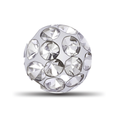 Piercing Kugel - Kristall - 1,2 x 3 mm