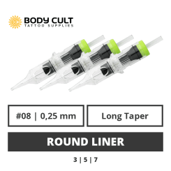 BODY CULT - Tattoo Cartridges - Round Liner 0,25 LT - 10...